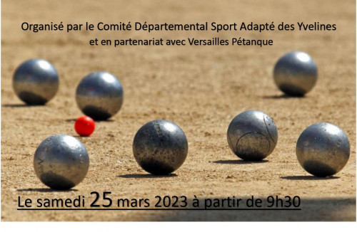 Championnat départemental de para pétanque adapté 