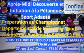 Découvertes et Initiations à la pétanque 78